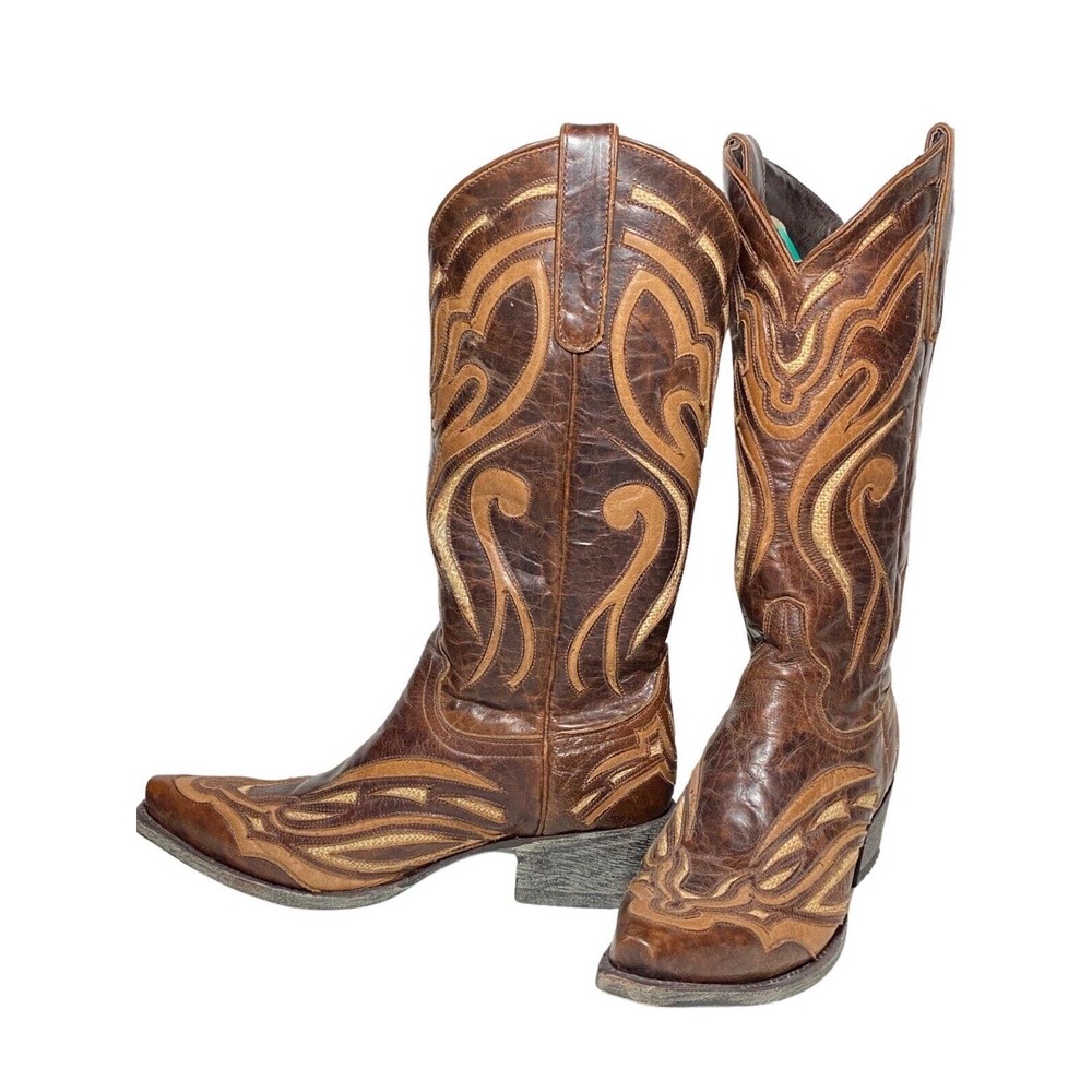 Gorgeous Lane “Bailey” Boots Embroidered W Natural Jute Inlays 8W MSRP $425